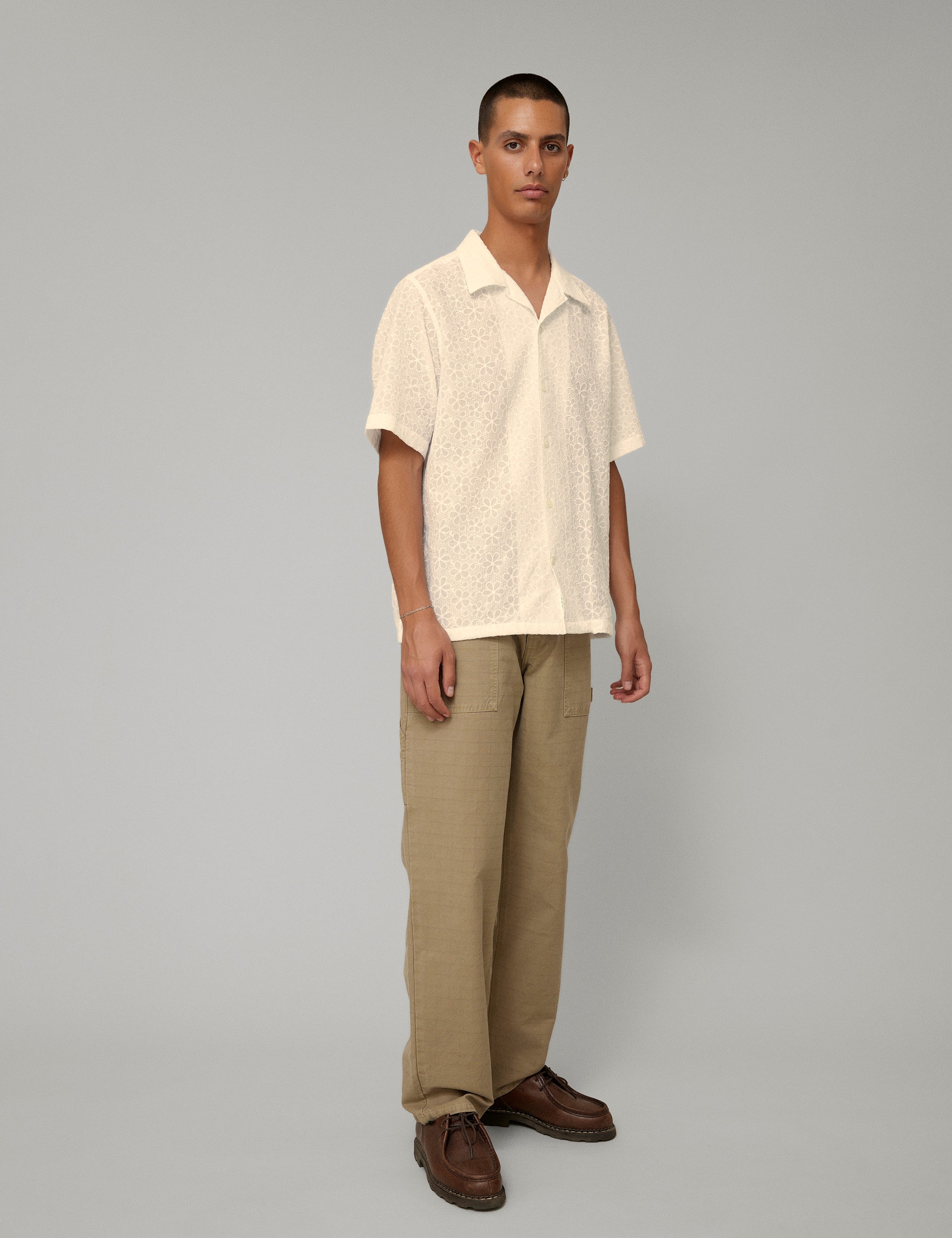 BLOSSOM SS SHIRT - CLOUD