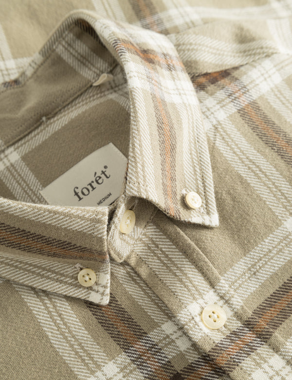 HORNET FLANNEL SHIRT - VINTAGE KHAKI