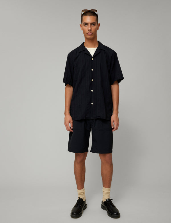 CLAY TWILL SHORTS - BLACK