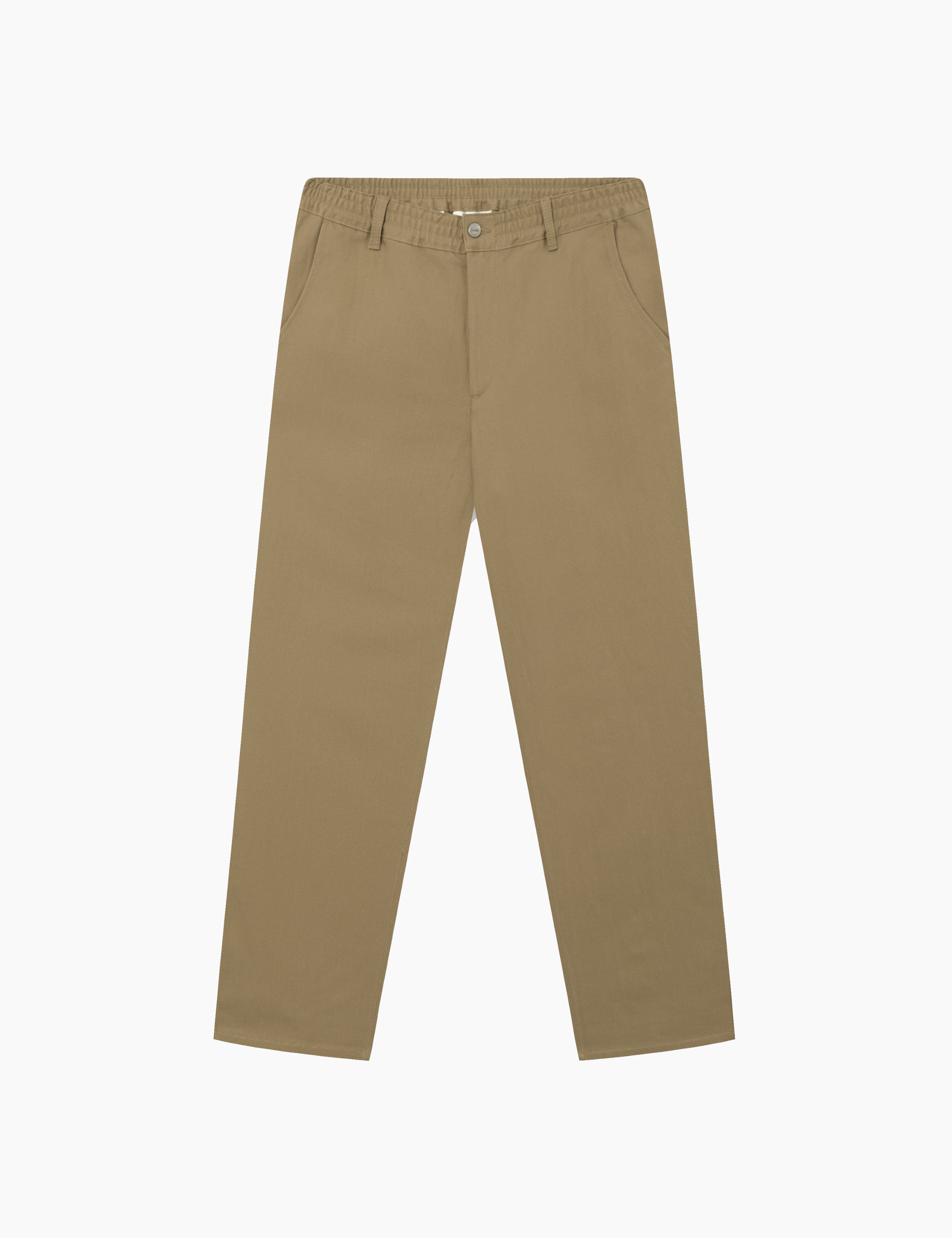 CLAY HERRINGBONE PANTS - KHAKI