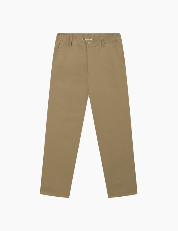 CLAY HERRINGBONE PANTS - KHAKI