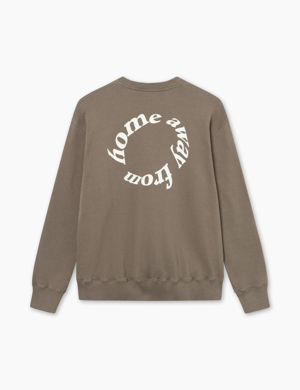 TURN SWEATSHIRT - COLD BROWN