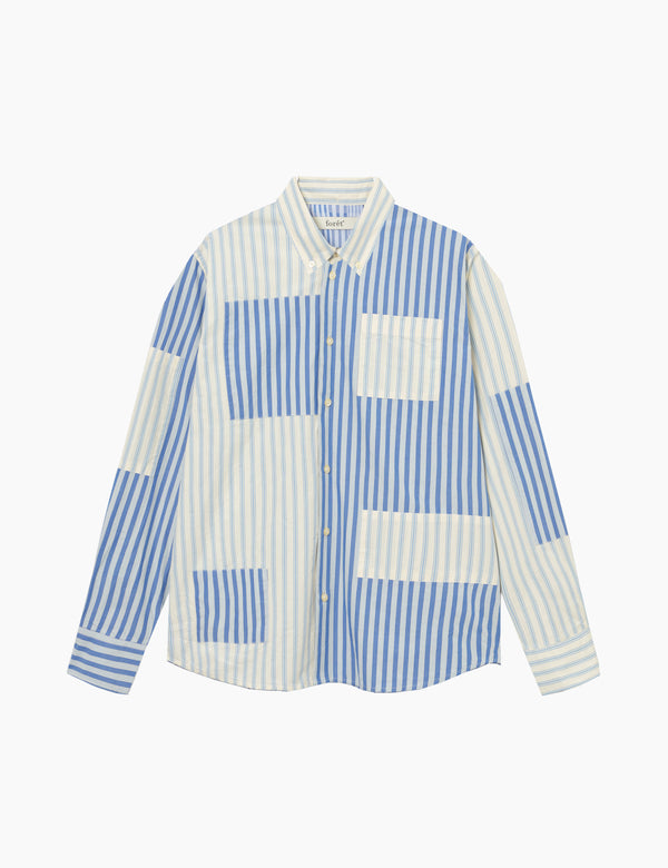 CAMP PATCH SHIRT - LIGHT BLUE