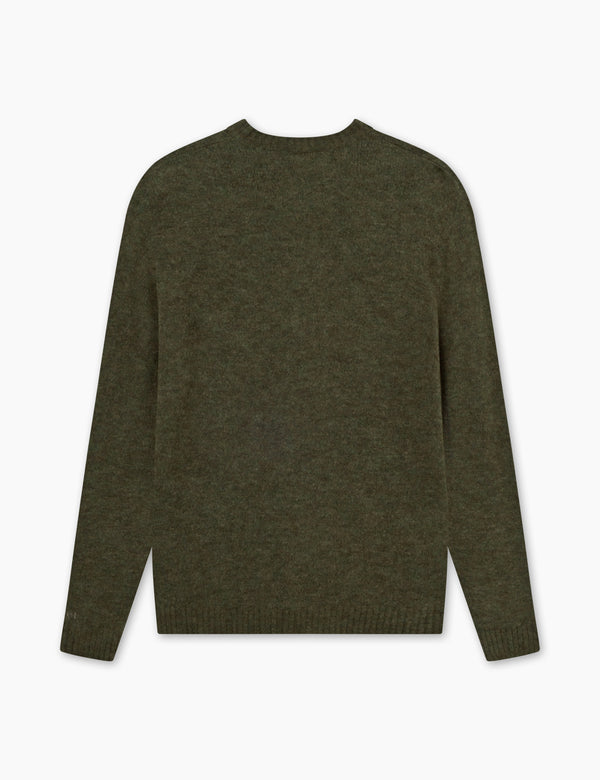 ALPINE KNIT - DARK MOSS