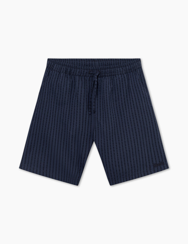 VOLE SEERSUCKER SHORTS - NAVY