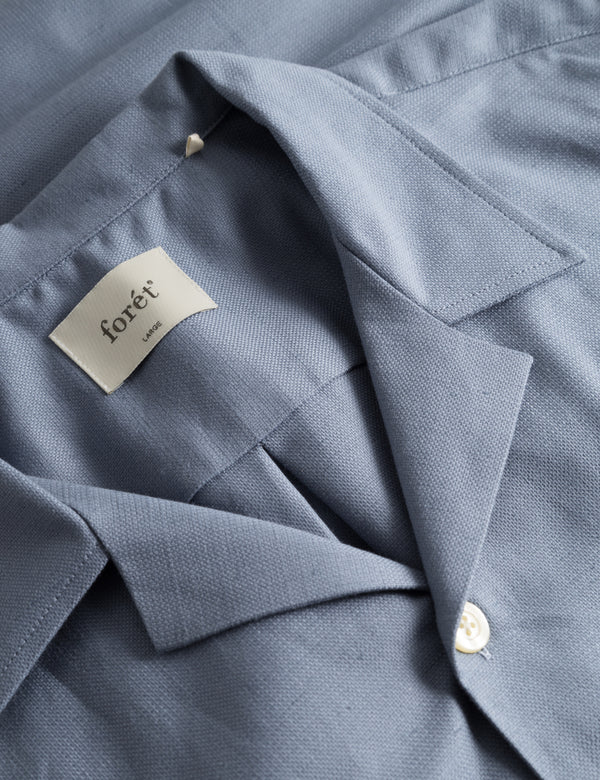 BASIN SS SHIRT - VINTAGE BLUE