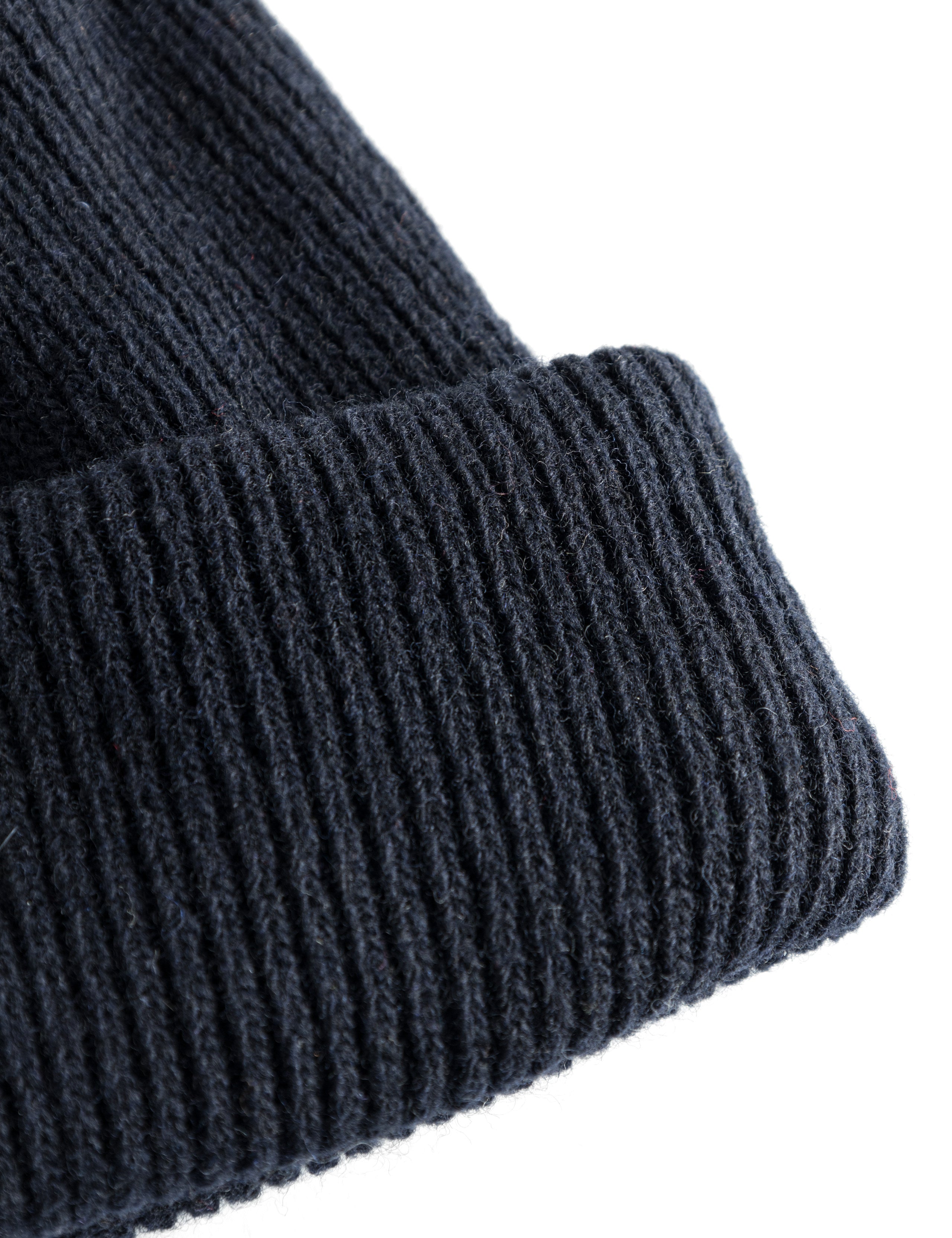 RELAX RIB BEANIE - NAVY