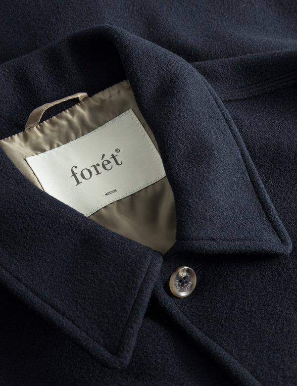 LODGE WOOL JACKET - NAVY