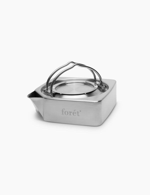 MURANOKAJIYA X FORÉT -  SQUARE KETTLE - STAINLESS STEEL