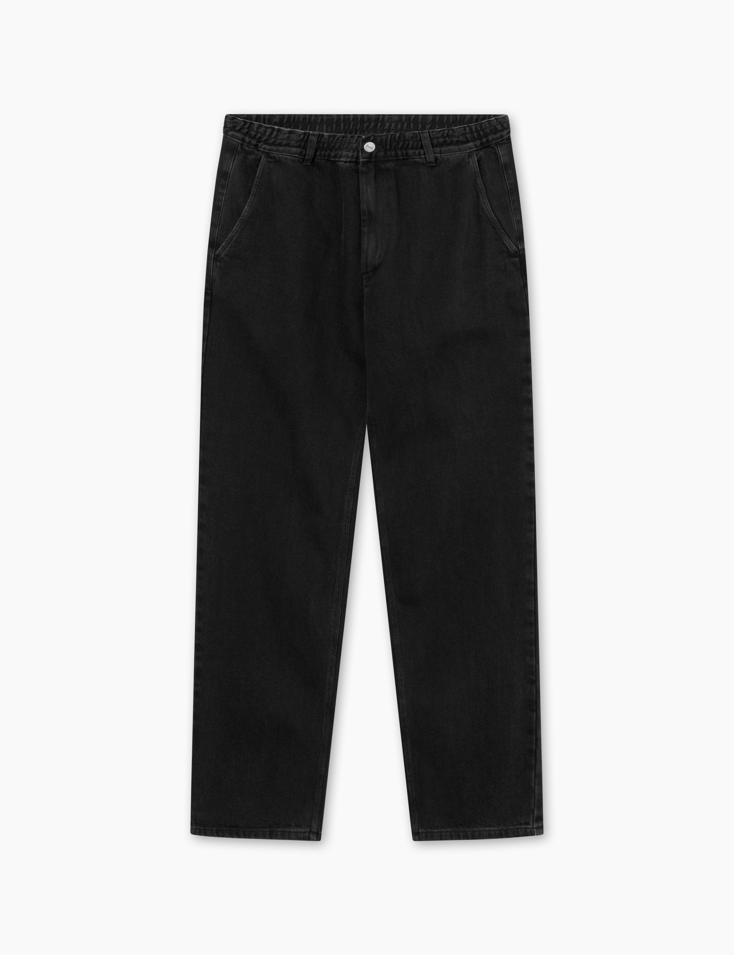 CLAY PANTS - WASHED BLACK DENIM