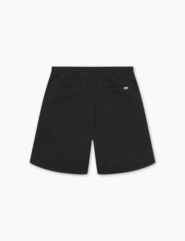 CLAY TWILL SHORTS - BLACK