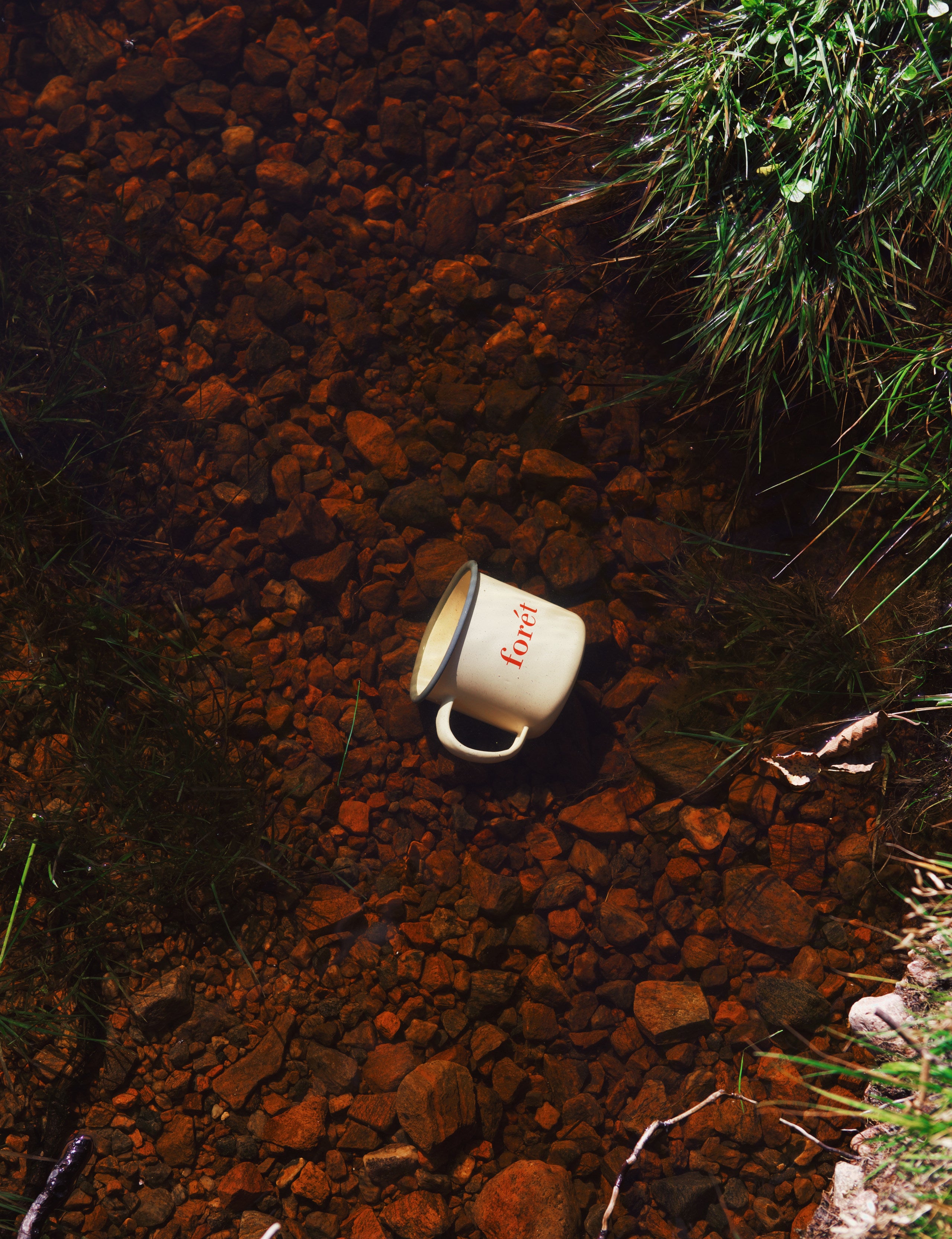 BEAN ENAMEL MUG - CLOUD