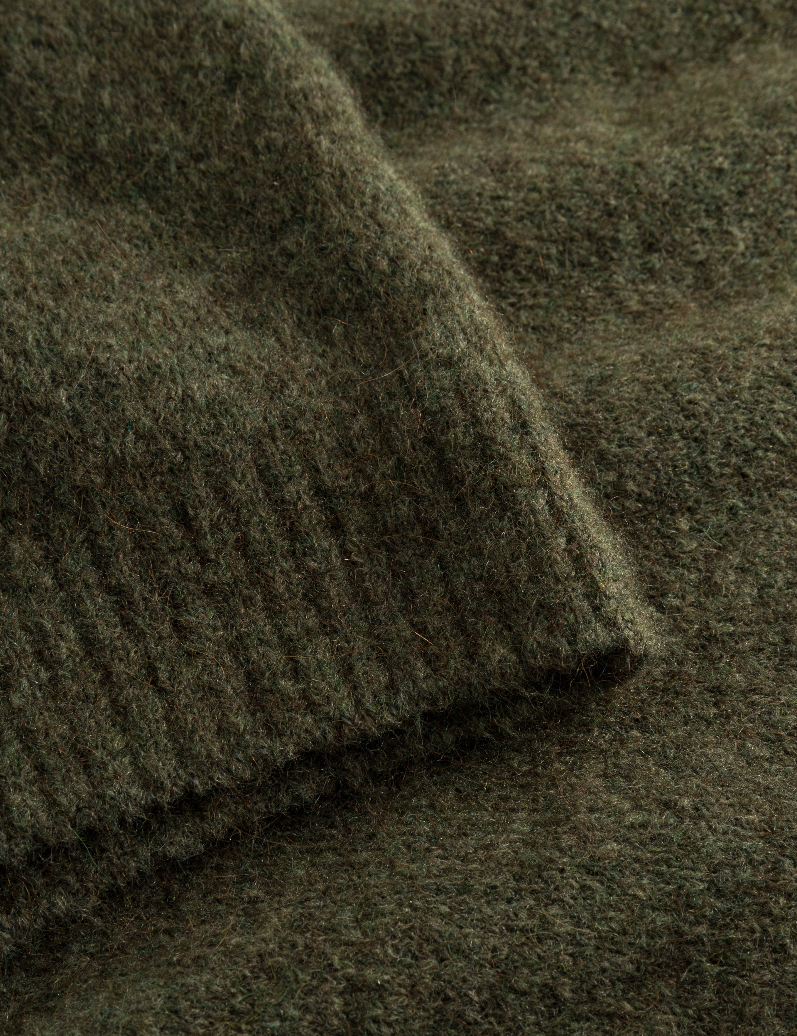 ALPINE KNIT - DARK MOSS