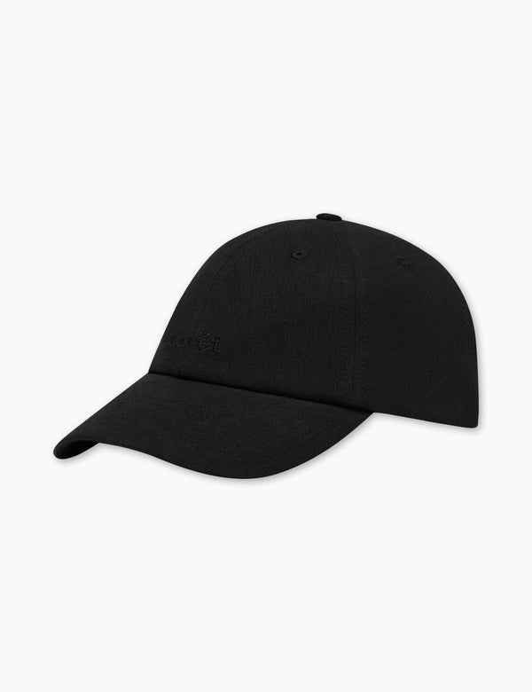 SUNSET SEERSUCKER CAP - WASHED BLACK