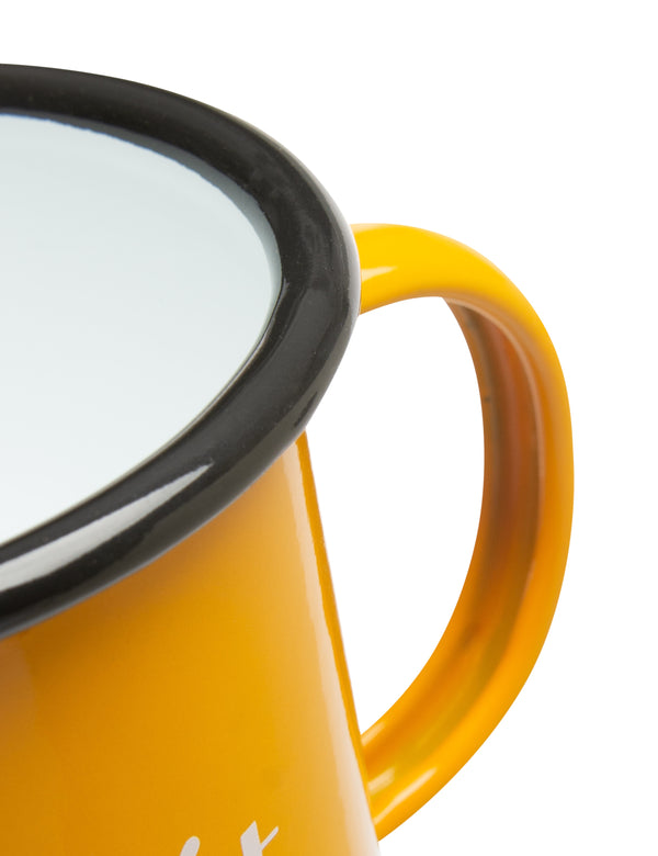 BEAN ENAMEL MUG - YELLOW