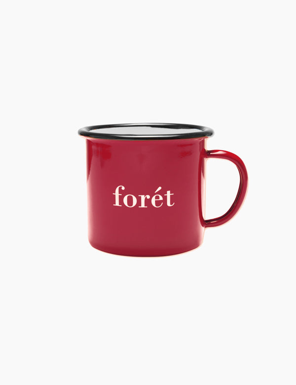 BEAN ENAMEL MUG - RED