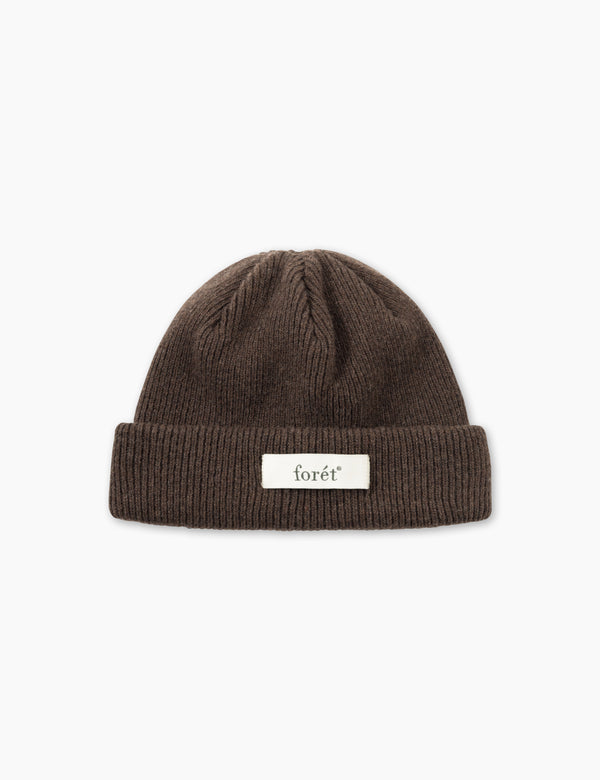 RELAX RIB BEANIE - COLD BROWN