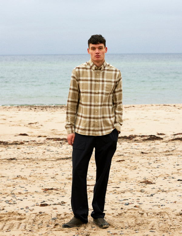 HORNET FLANNEL SHIRT - VINTAGE KHAKI