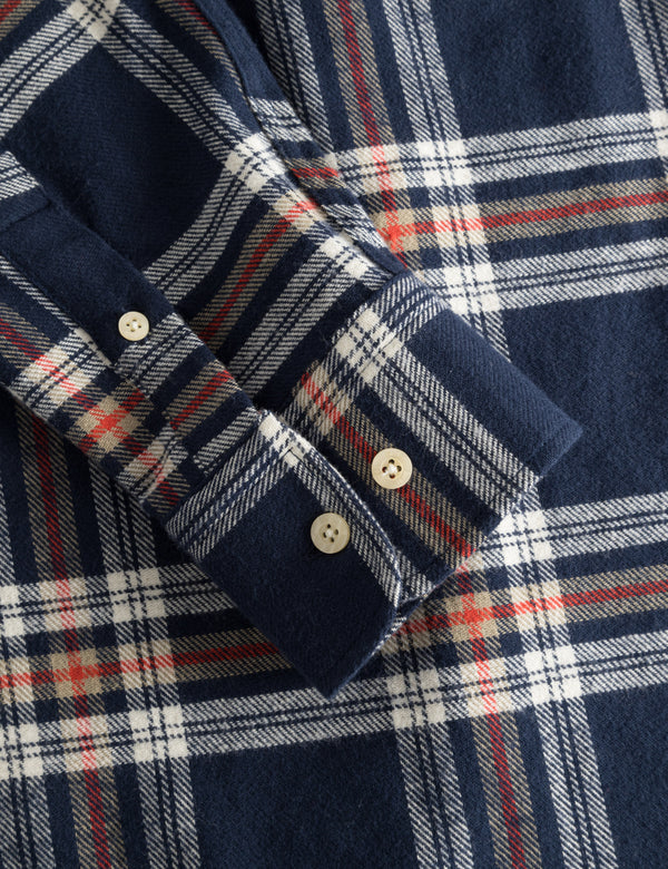 HORNET FLANNEL SHIRT - NAVY