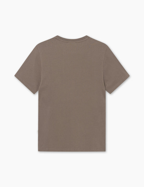 AMBER T-SHIRT - COLD BROWN/CLOUD