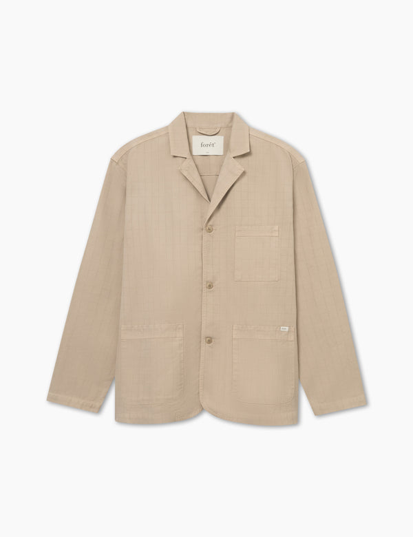 VALLEY UNCONSTRUCTED BLAZER - KHAKI