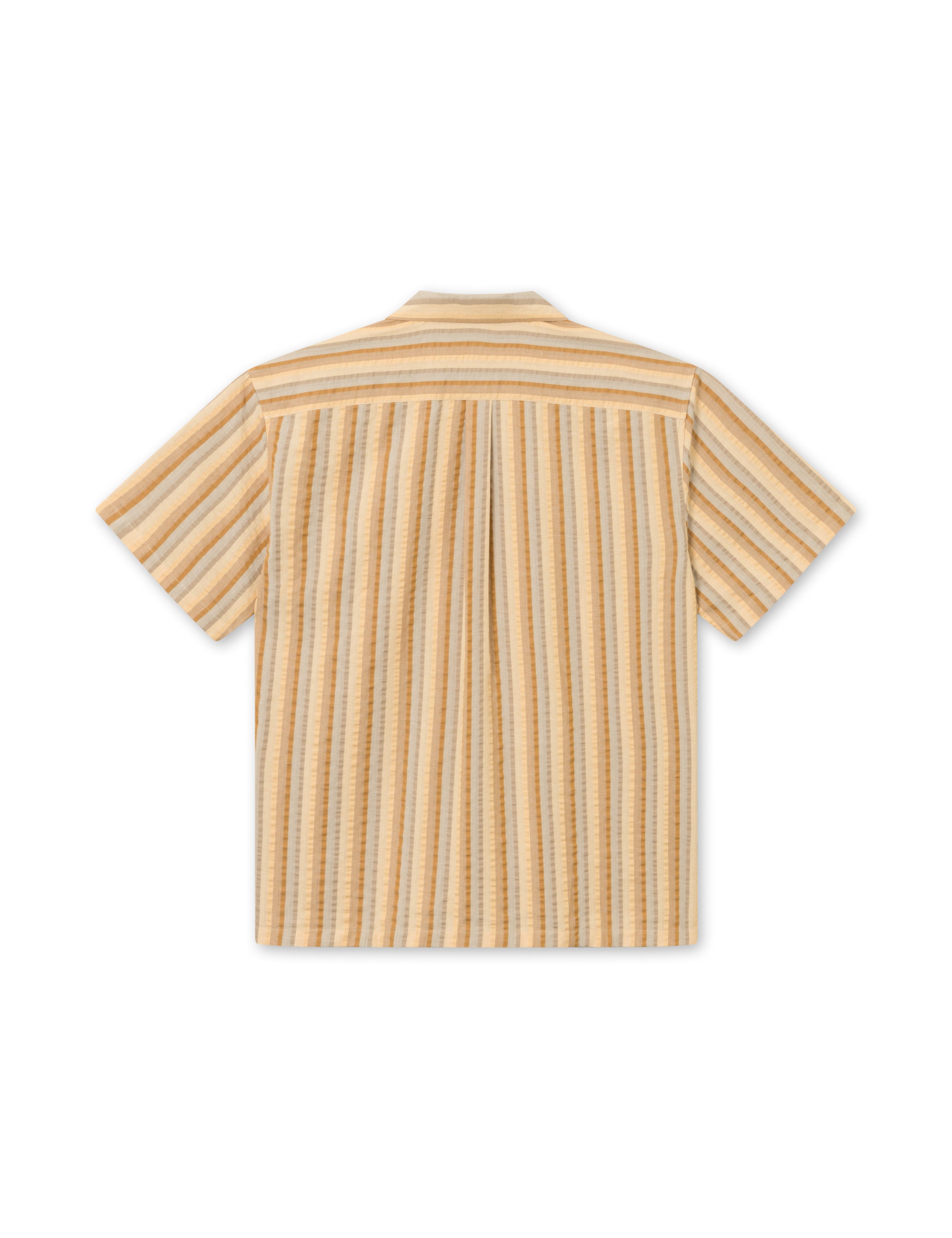 OTTER SEERSSUCKER SS SHIRT - RUBBER STRIPE