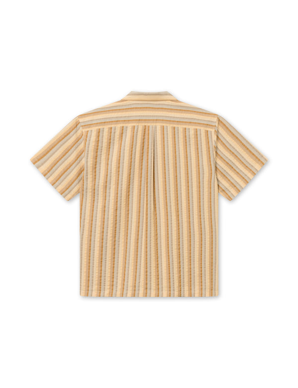 OTTER SEERSSUCKER SS SHIRT - RUBBER STRIPE