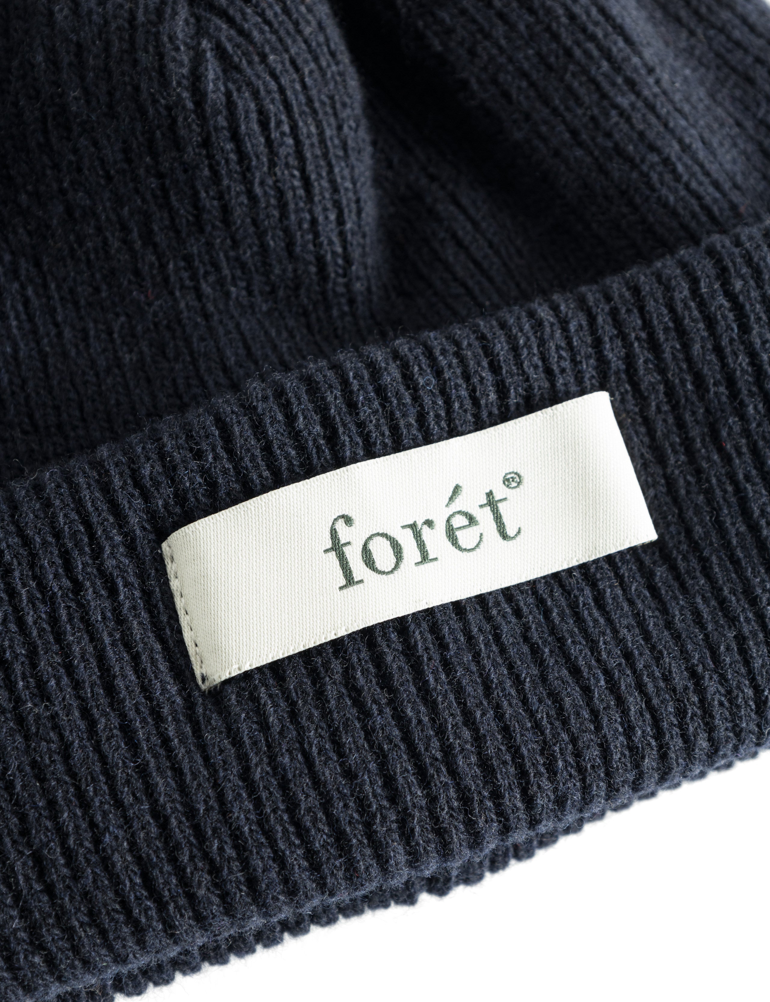 RELAX RIB BEANIE - NAVY