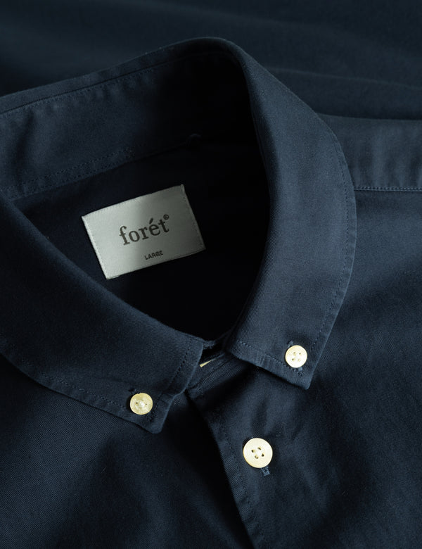 CAMP LIGHT TWILL SHIRT - NAVY