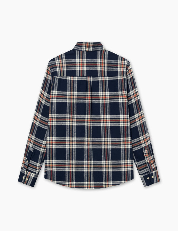 HORNET FLANNEL SHIRT - NAVY