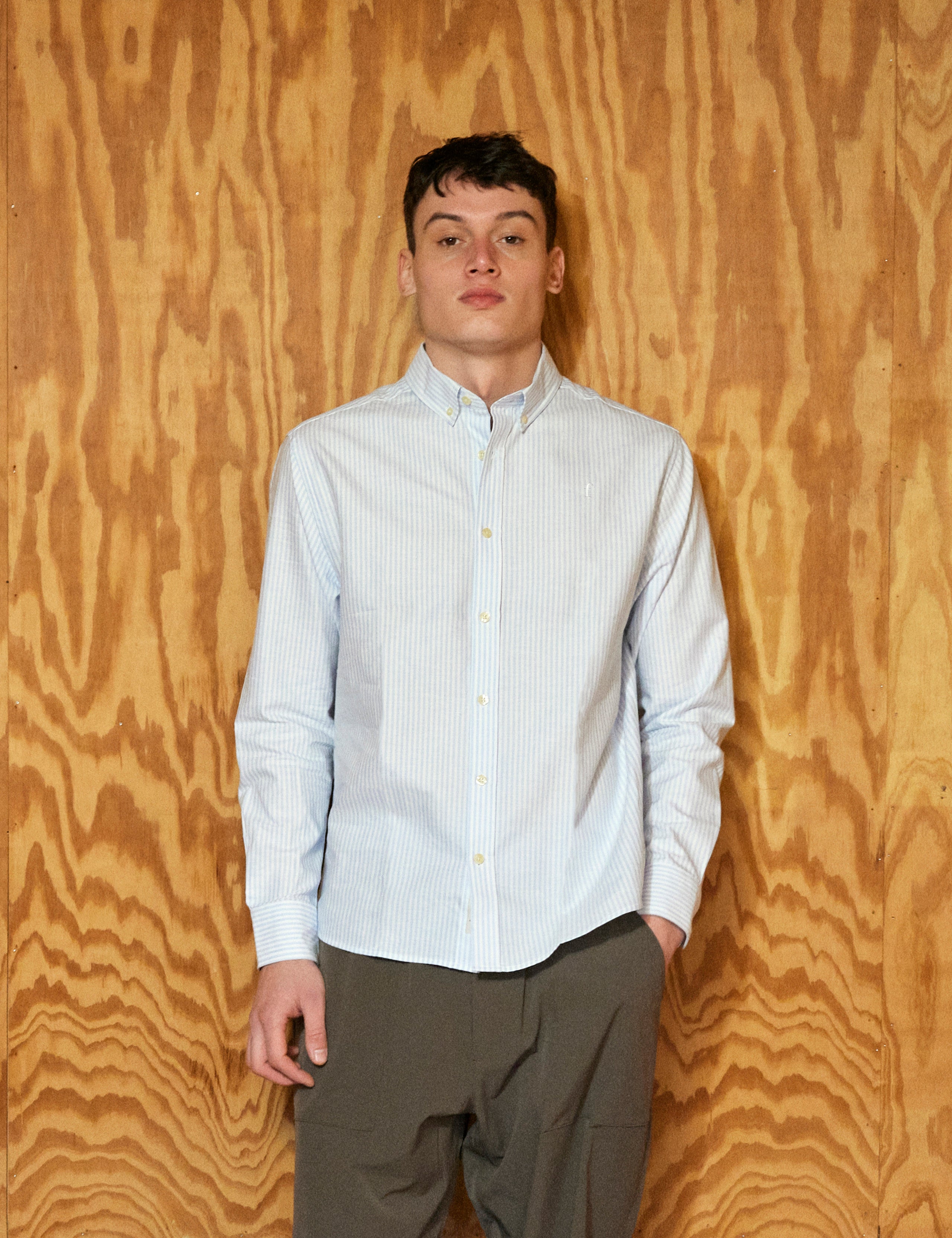 LIFE SHIRT - LIGHT BLUE STRIPE