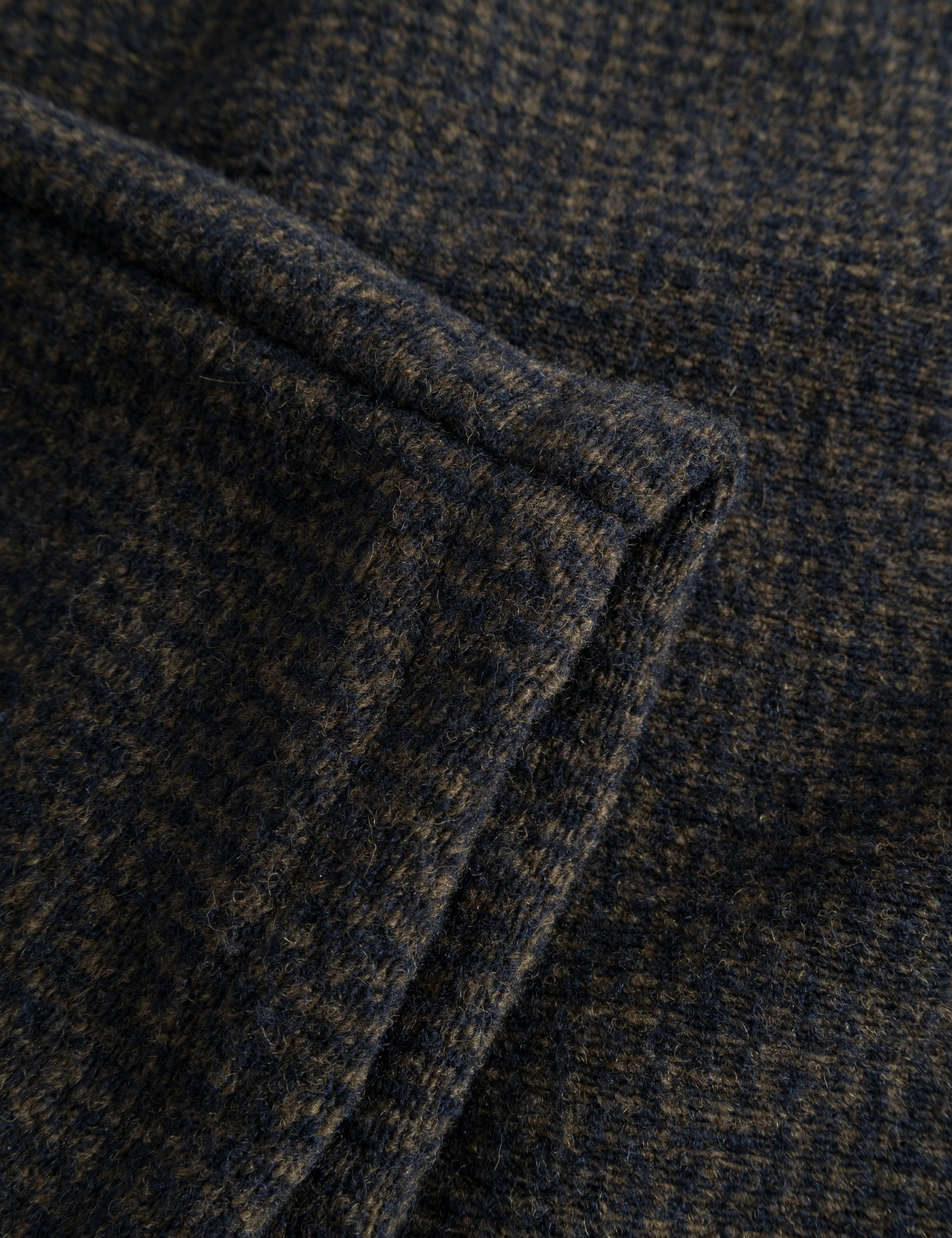 IVY WOOL OVERSHIRT - NAVY CHECK