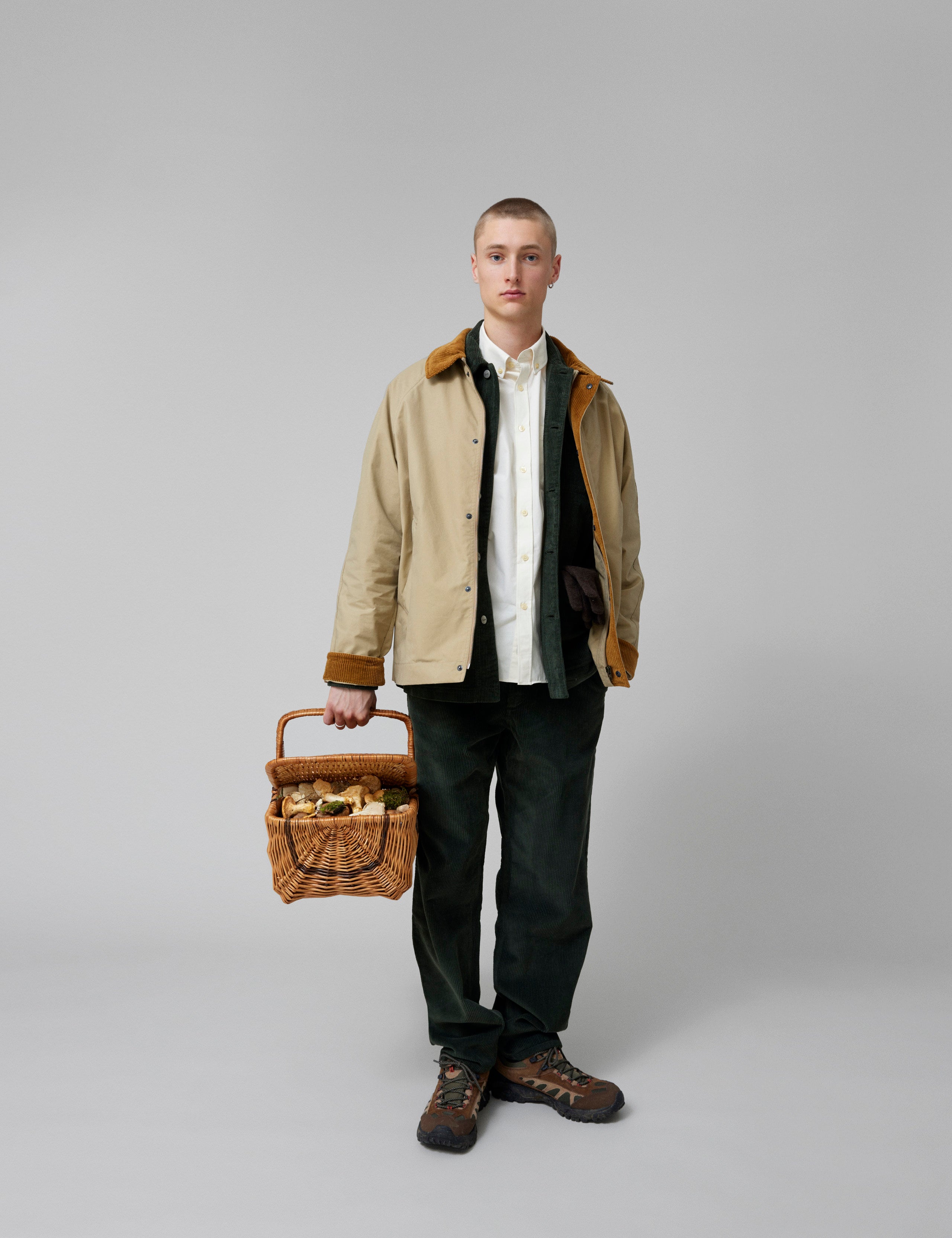 ROW OILSKIN JACKET - KHAKI