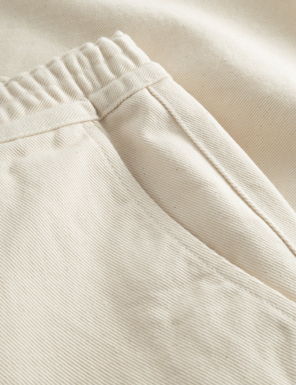 CLAY TWILL SHORTS - UNDYED