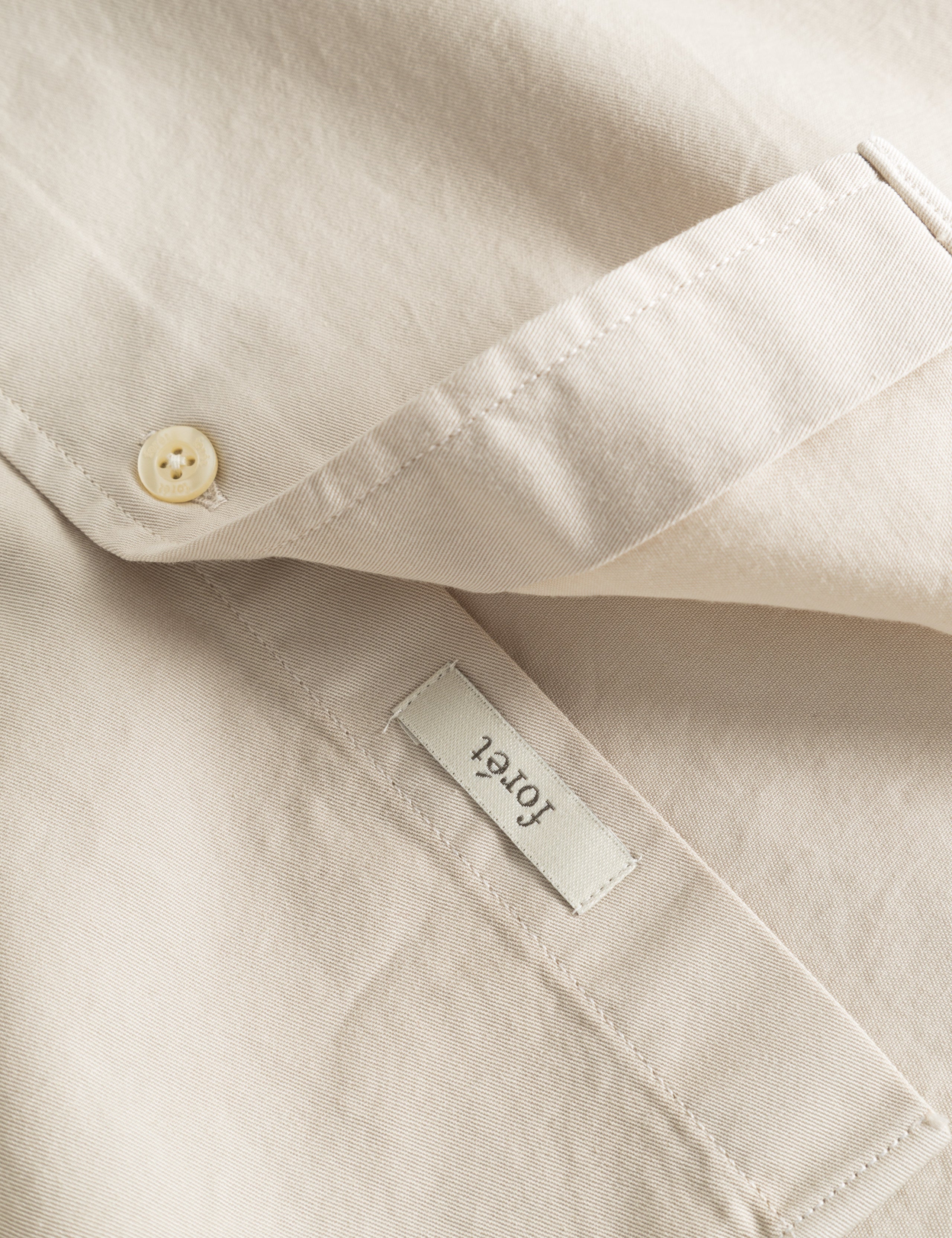 CAMP LIGHT TWILL SHIRT - OAT