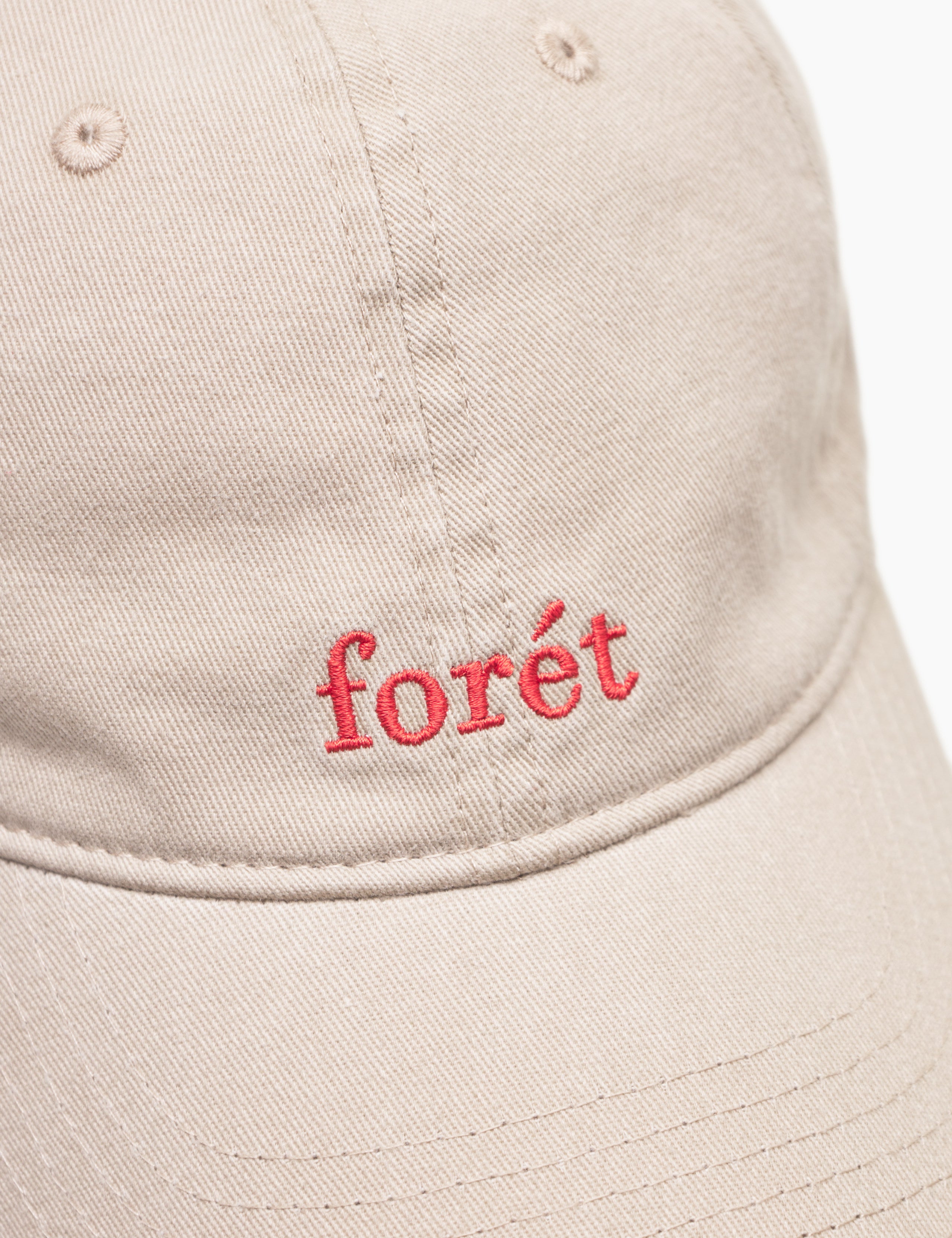 HAWK WASHED CAP - KHAKI RED
