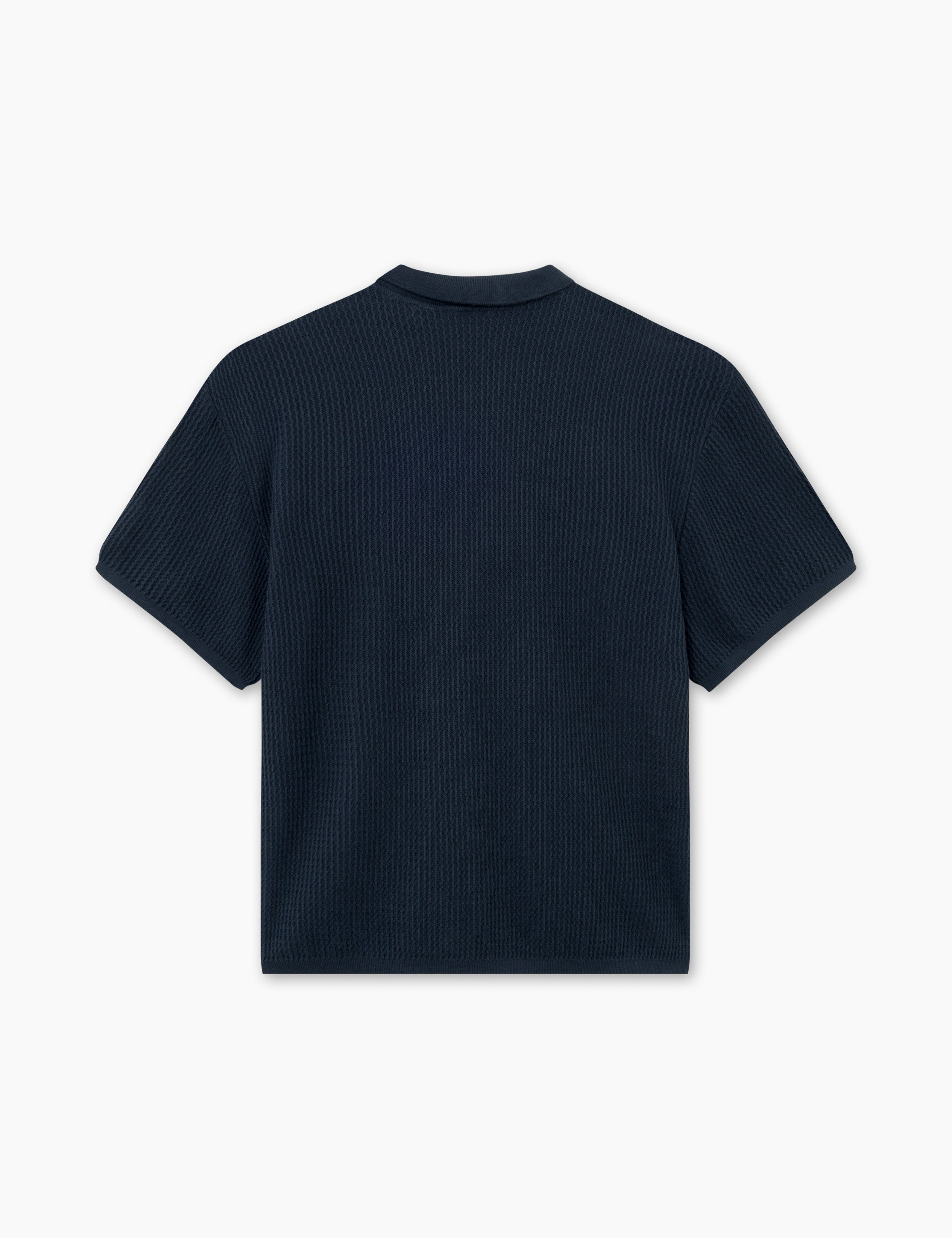 MOMENT HALF ZIP KNIT - NAVY