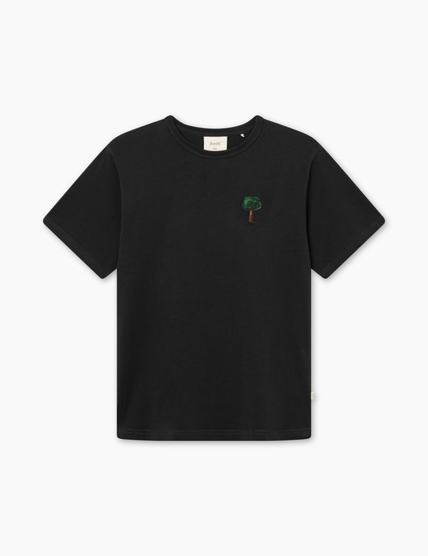 TREE T-SHIRT - WASHED BLACK