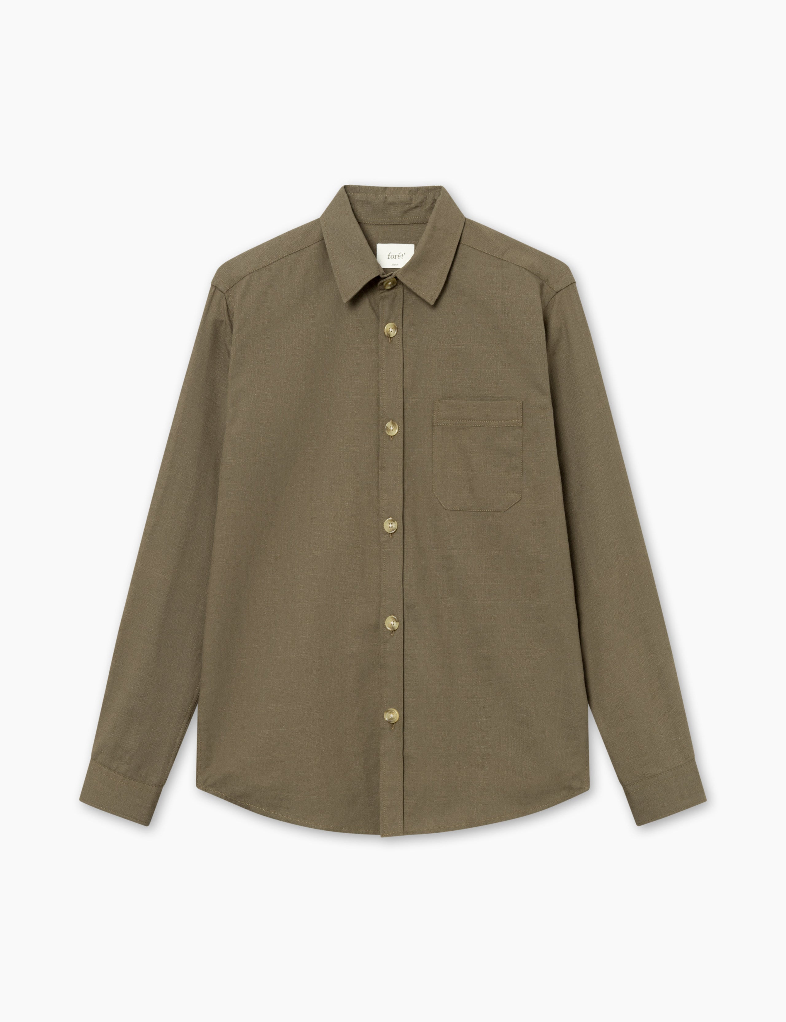 MAP JACQUARD SHIRT - ARMY