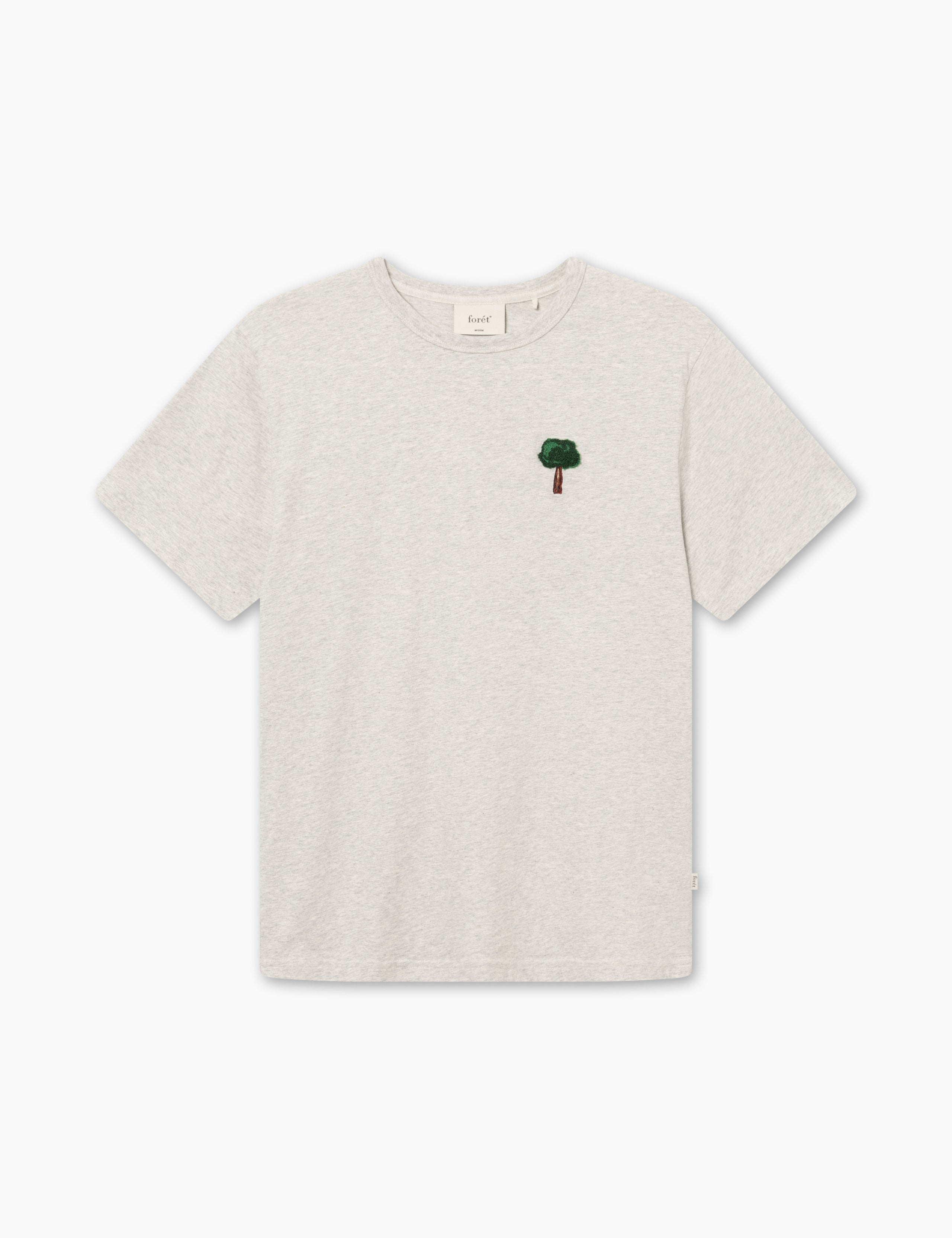 TREE T-SHIRT - SNOW MELANGÉ