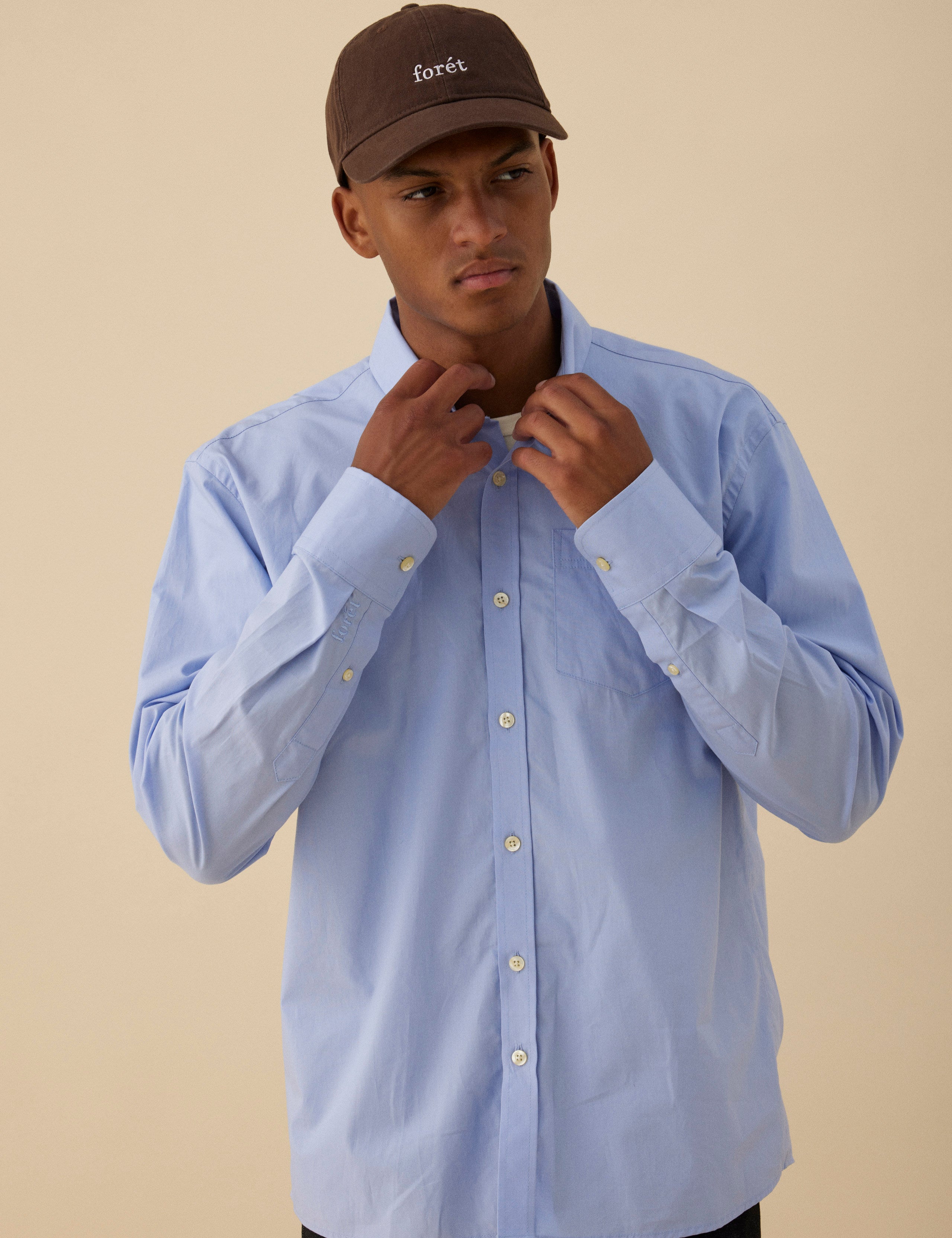 HAWK WASHED CAP - BROWN