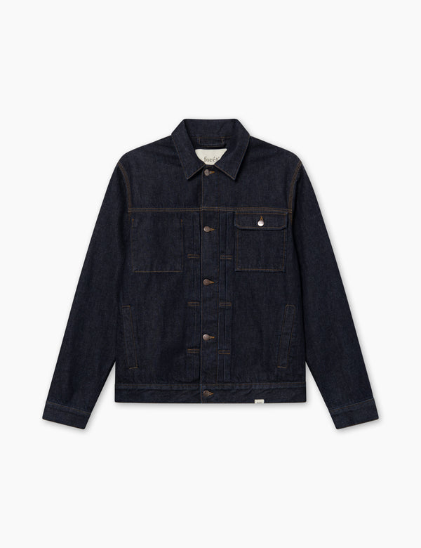 HAZY DENIM JACKET - RAW DENIM