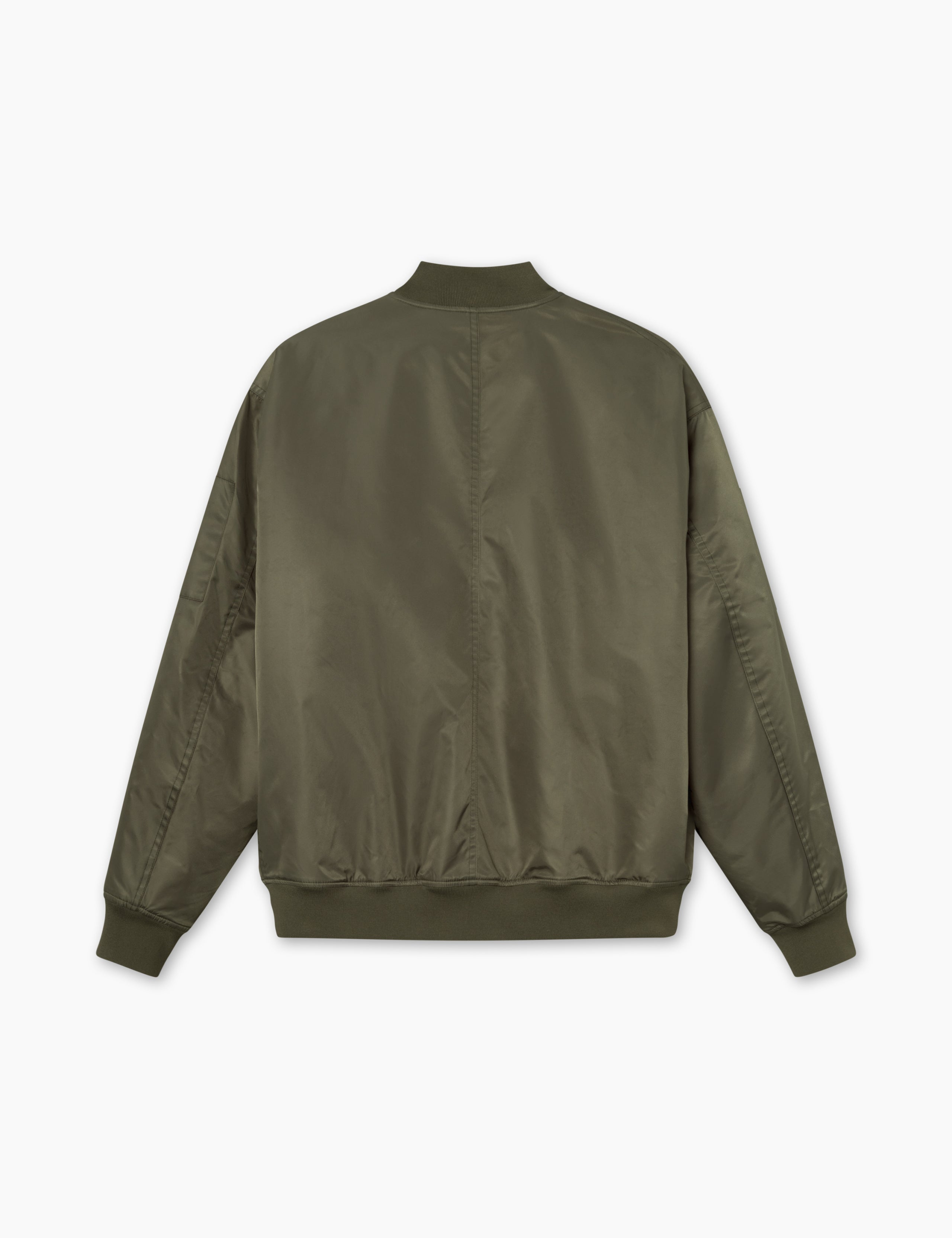 BOW BOMBER JACKET - DUSTY OLIVE