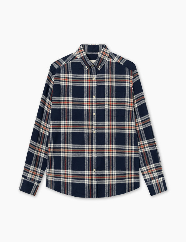 HORNET FLANNEL SHIRT - NAVY