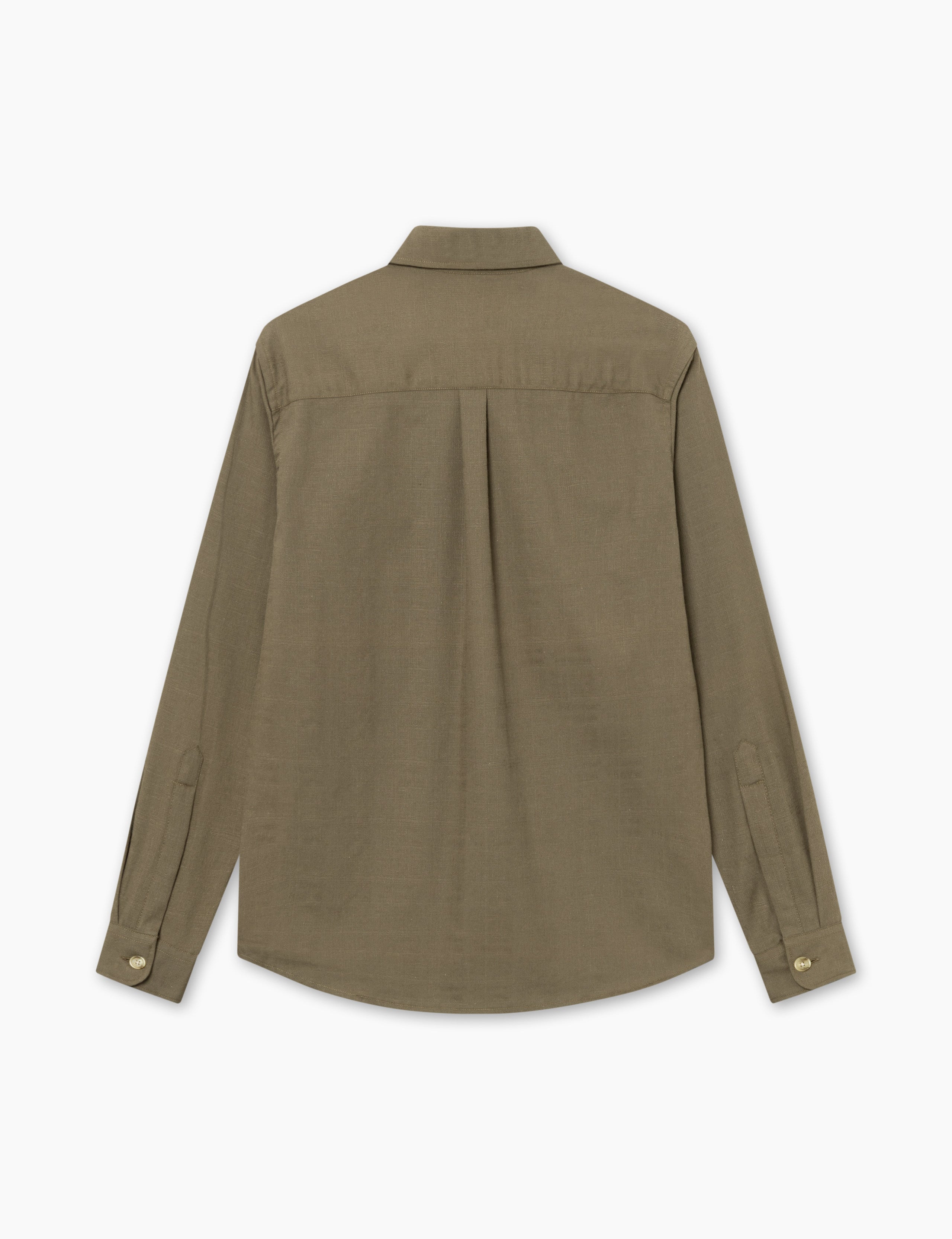 MAP JACQUARD SHIRT - ARMY