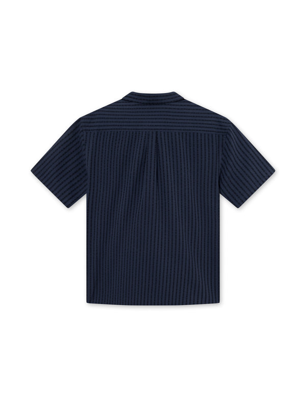 VOLE SEERSCUKER SS SHIRT - NAVY