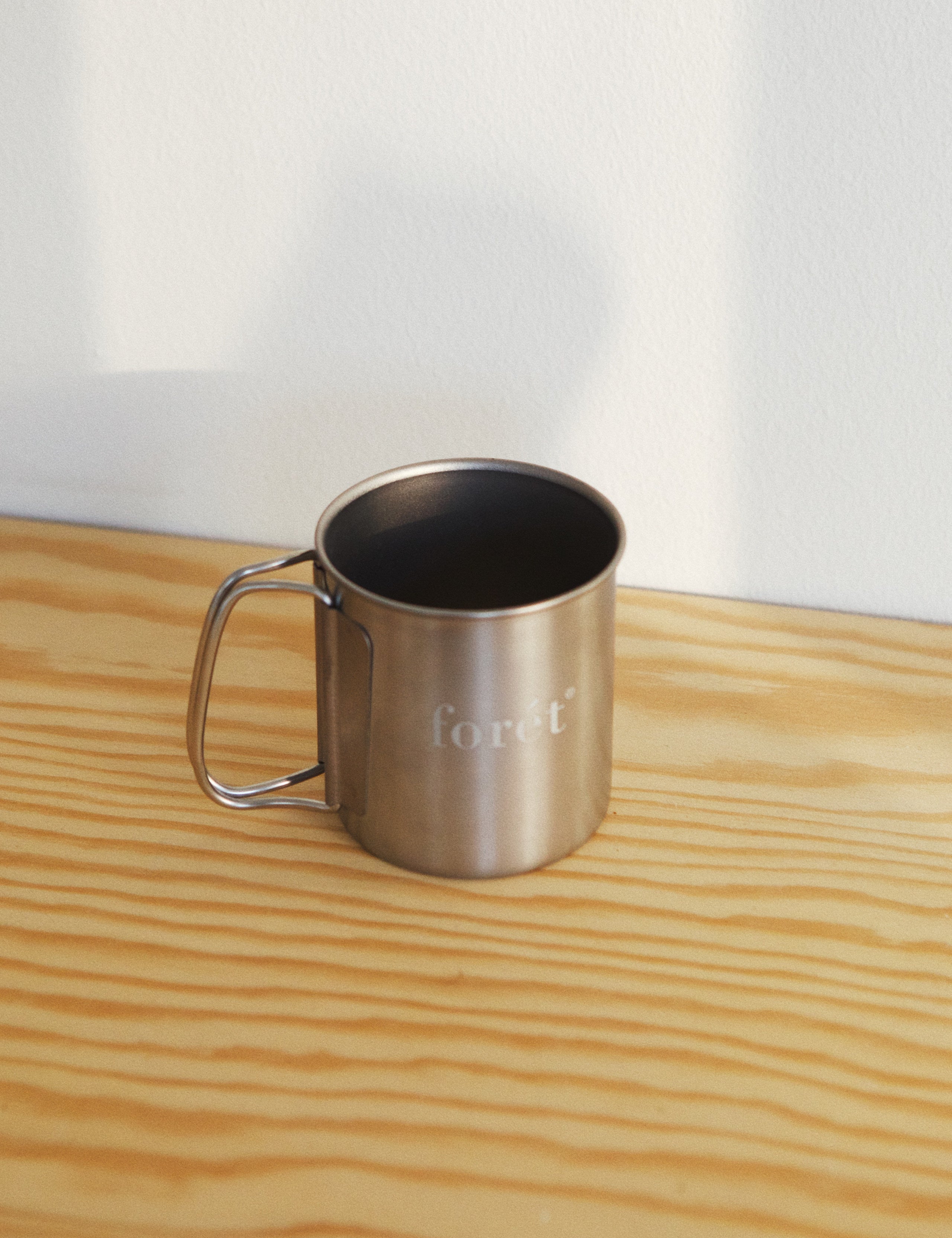 MURANOKAJIYA X FORÉT - SINGLE WALL MUG 300ML - TITANIUM