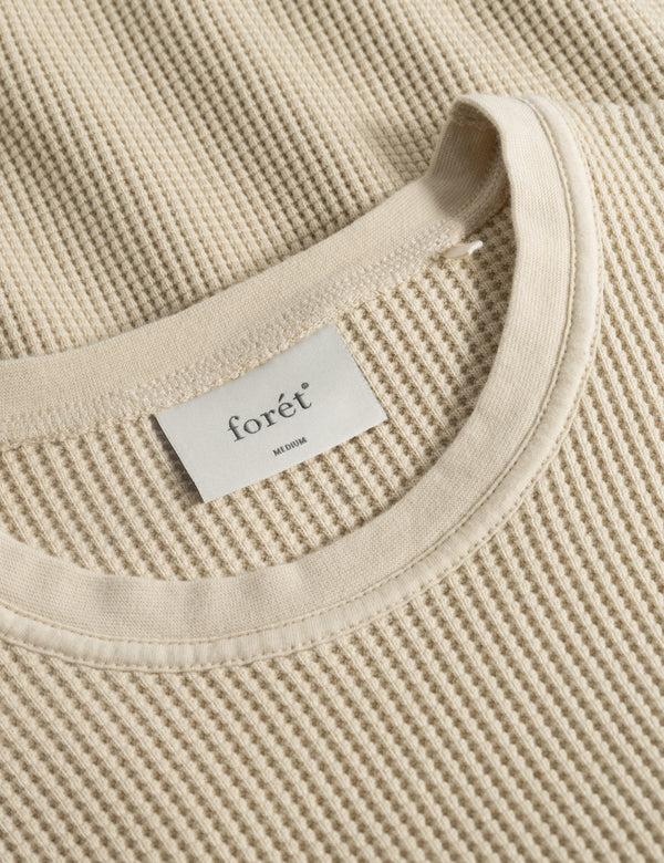 STILL WAFFLE LONGSLEEVE - OAT