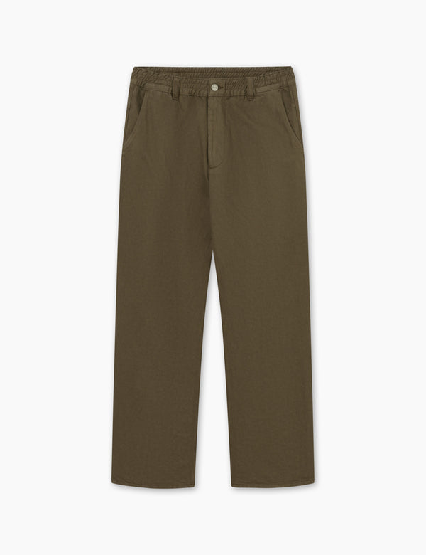 CLAY PANTS - STONE TWILL