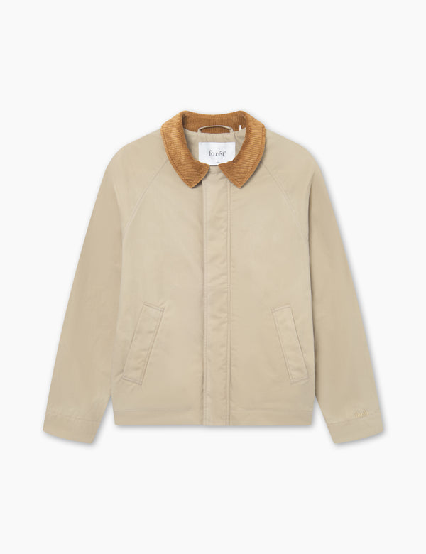 ROW OILSKIN JACKET - KHAKI